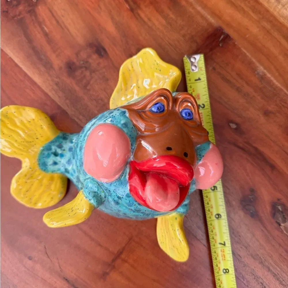 Colorful Ceramic Fish Decor - Picture 5 of 7